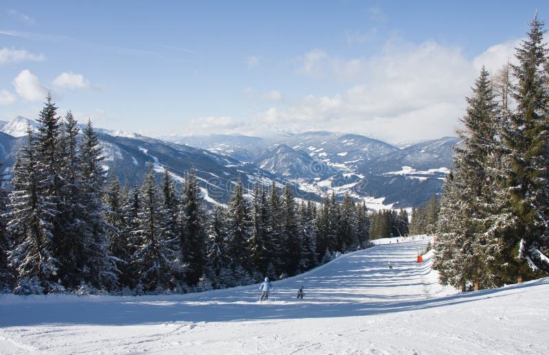 Ski resort Schladming . Austria