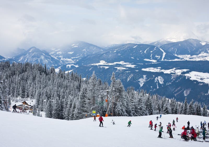 Ski resort Schladming . Austria