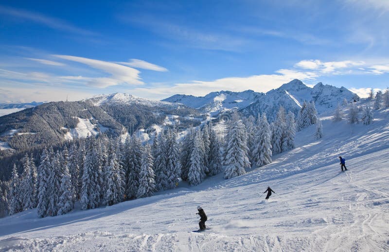 Ski resort Schladming . Austria