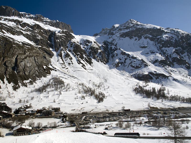 Ski resort Tignes, Val d Isere