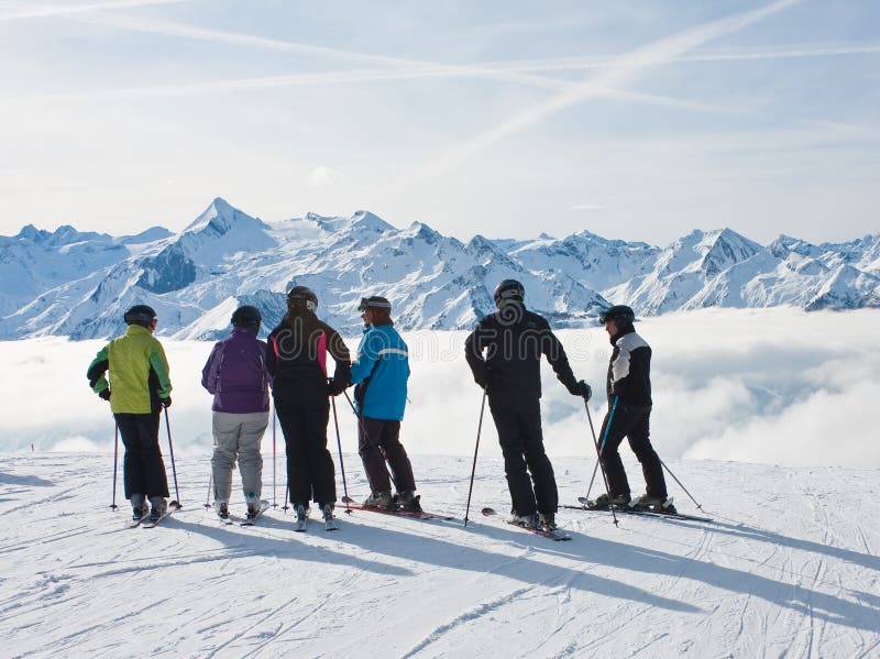 Ski resort Zell am See editorial stock photo. Image of snow 26661558