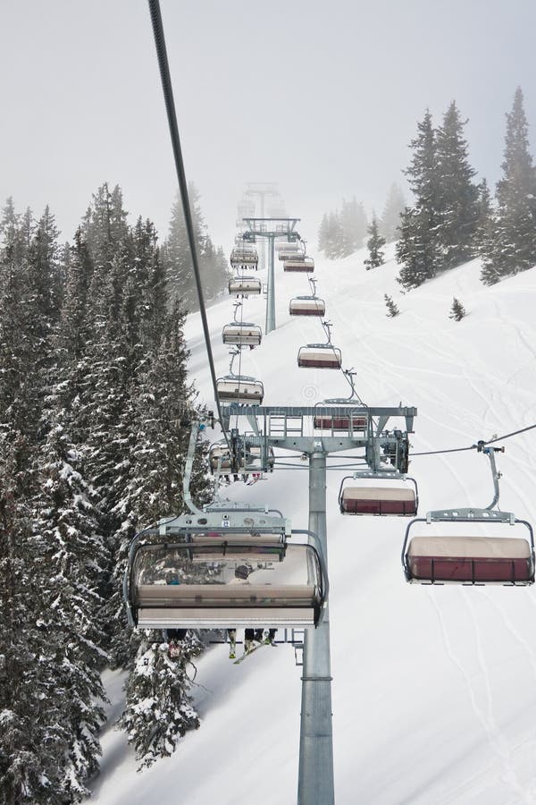 Ski resort Zell am See. Austria