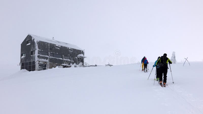 Ski Touring, Javorina, Martinske hole, Mala Fatra, Slovakia