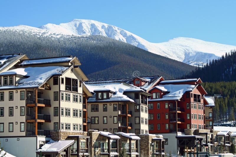 Ski Village royalty free stock photography Ski Village royalty free stock photography