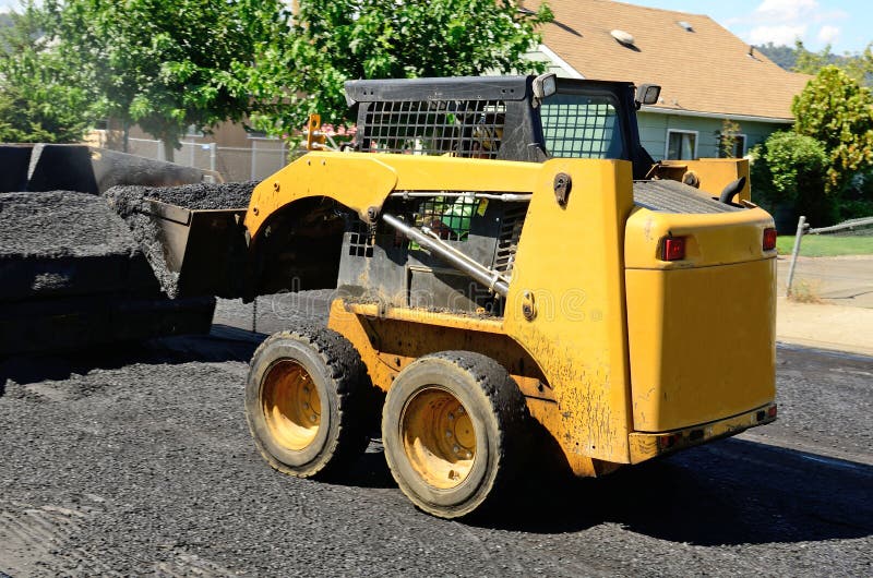 Asphalt Spreader stock photo. Image of steam, screed 31755664
