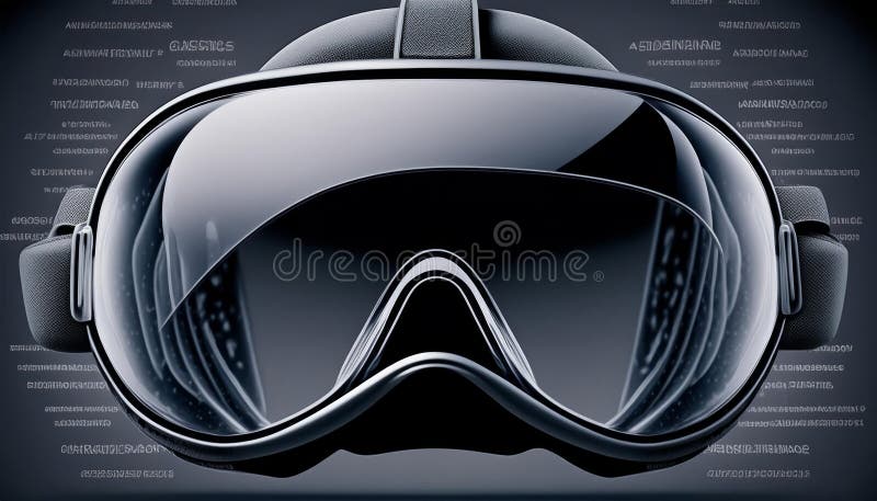 A pair of ski goggles with integrated headphones for convenience and style. The sleek design on a black background enhances vision care while offering a unique eyewear accessory AI generated. A pair of ski goggles with integrated headphones for convenience and style. The sleek design on a black background enhances vision care while offering a unique eyewear accessory AI generated
