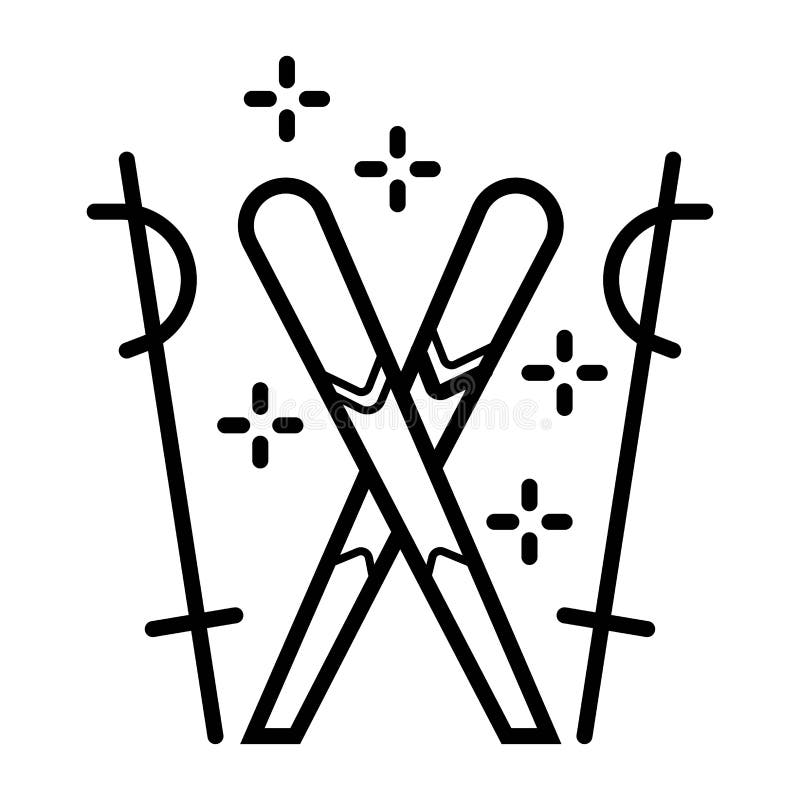 Skidåkningsymbol skidåkning vektor illustrationer Skidåkningsymbol skidåkning vektor illustrationer