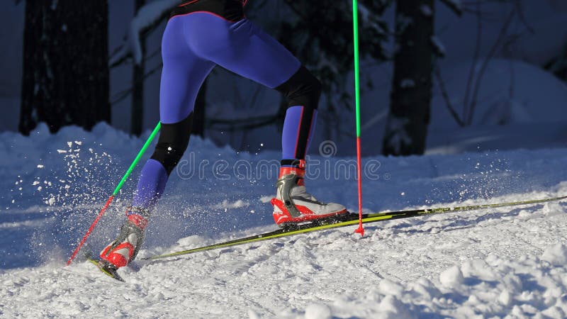 Skieur de Backcountry photos libres de droits Skieur de Backcountry photos libres de droits