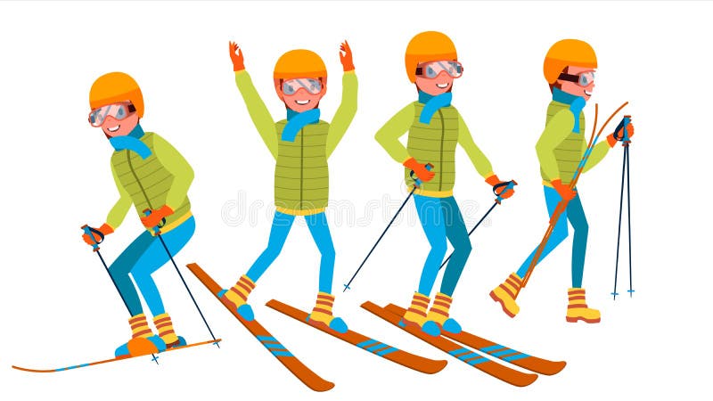 Skifahren Spiel
