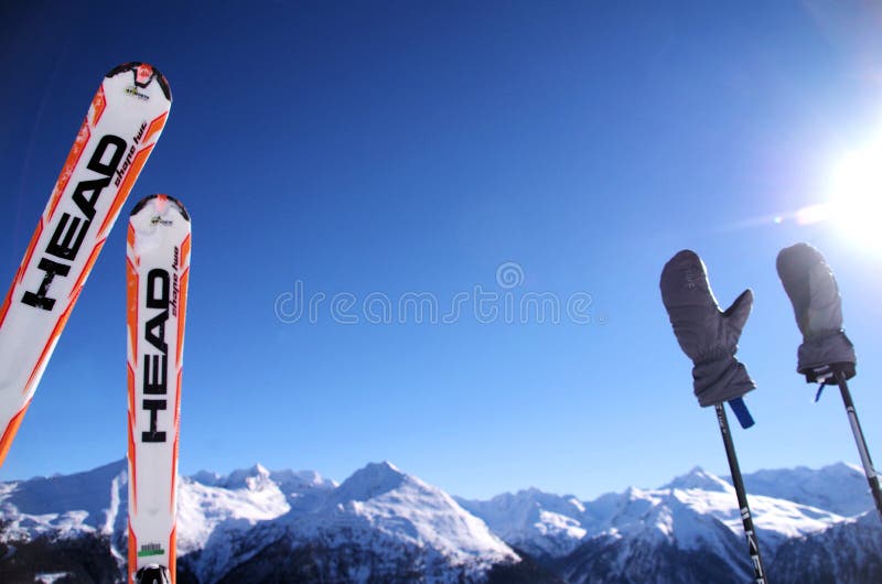 Skiing in Bad Gastein, Austria