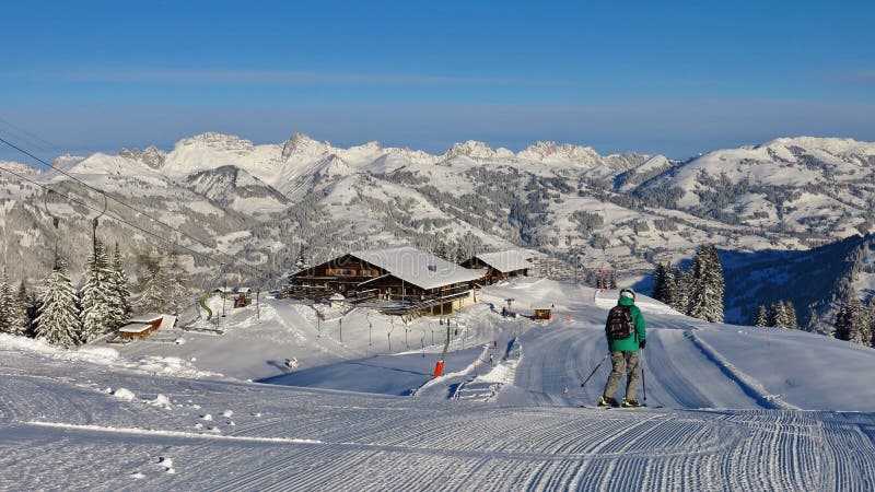 Skiing in Gstaad