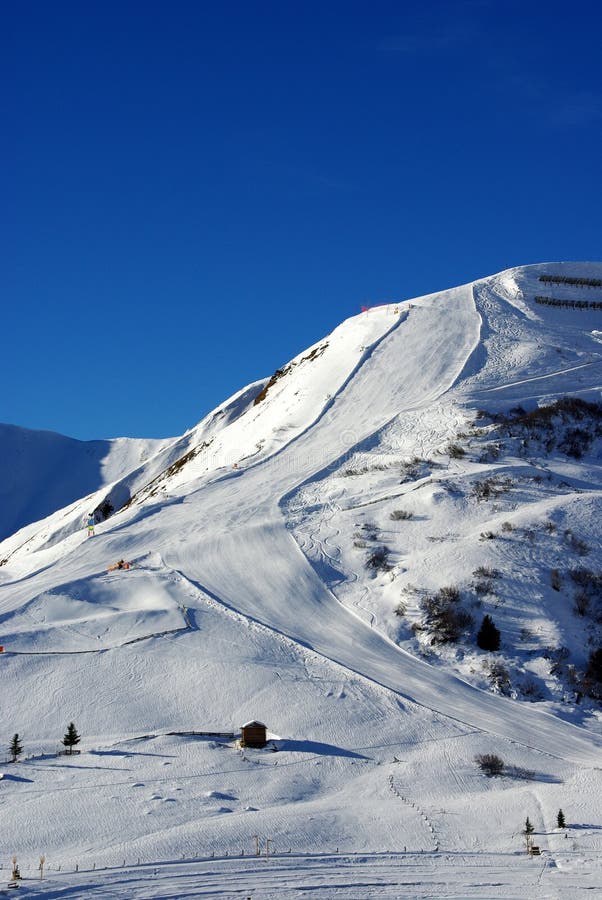 Skiing slope