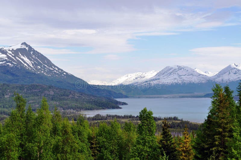 Skilak Lake stock image. Image of freshwater, alaska, spring 206159
