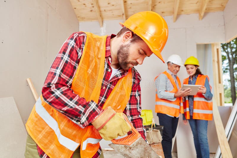 Skilled carpenter working with wood royalty free stock image Skilled carpenter working with wood royalty free stock image