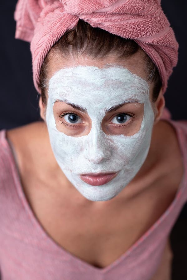 Skin care 1 stock image. Image of lotion, young, mask 14412485