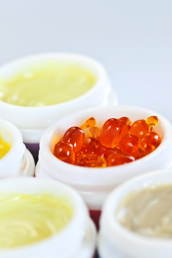 Skin care creams stock photo. Image of lotion, closeup 9300042