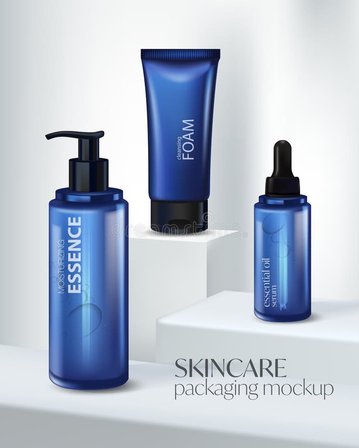 Download Skin care product mockup stock vector. Illustration of brand - 178505702