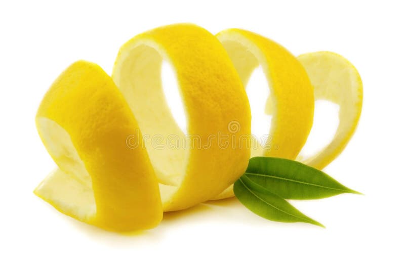 Skin of lemon