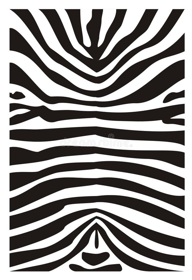 Skin of a zebra