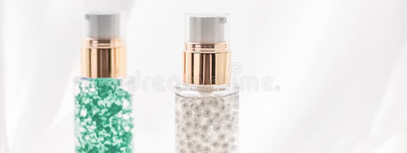 Skincare Serum And Make-up Primer Gel Bottle, Moisturizing Lotion And Lifting Cream Emulsion, Anti-age Cosmetics For Luxury Beauty