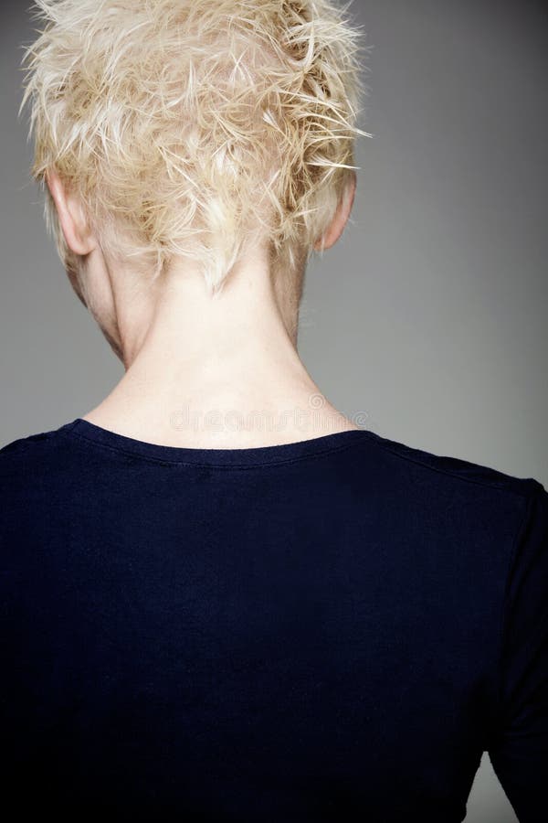 Skinny female neck and back