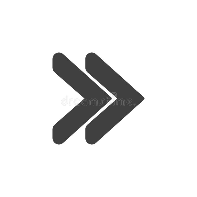 Skip button vector icon stock vector. Illustration of next - 258579050