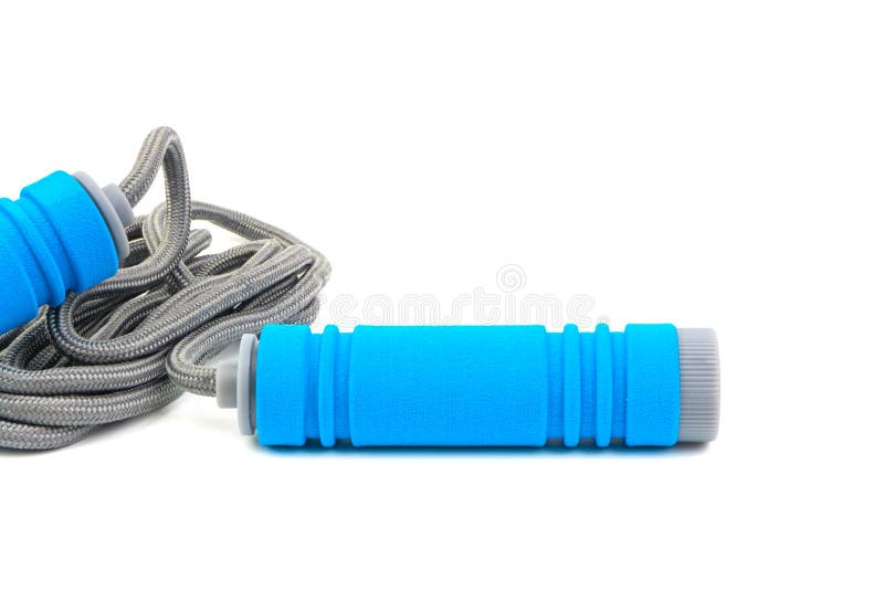 Skipping Rope Or Jumping Rope Isolated On White Background Stock Photo