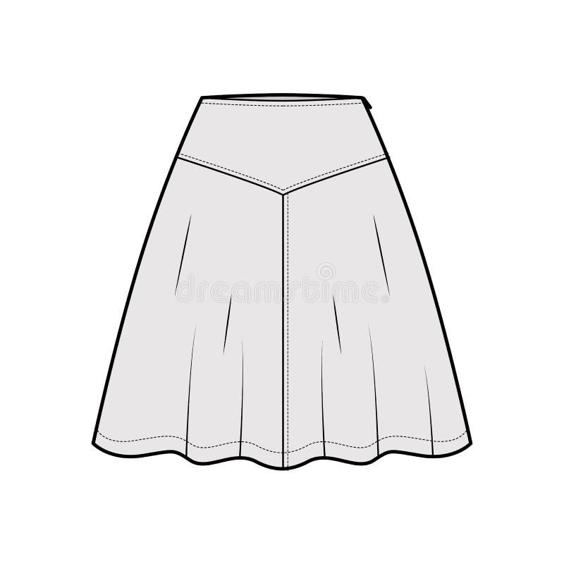 Long skirt with yoke  Sewing Lab Milano