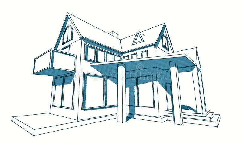 Haus Skizze Einfach Heimidee