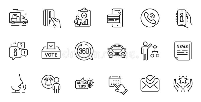 Skizze für Online-Shopping und 360 Grad-Symbole für Webanwendungen. für den Entwurf. Vektor stock abbildung