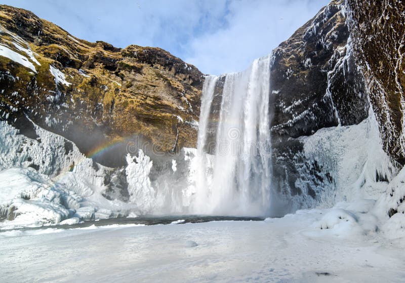 Skogafoss waterfall in south Iceland