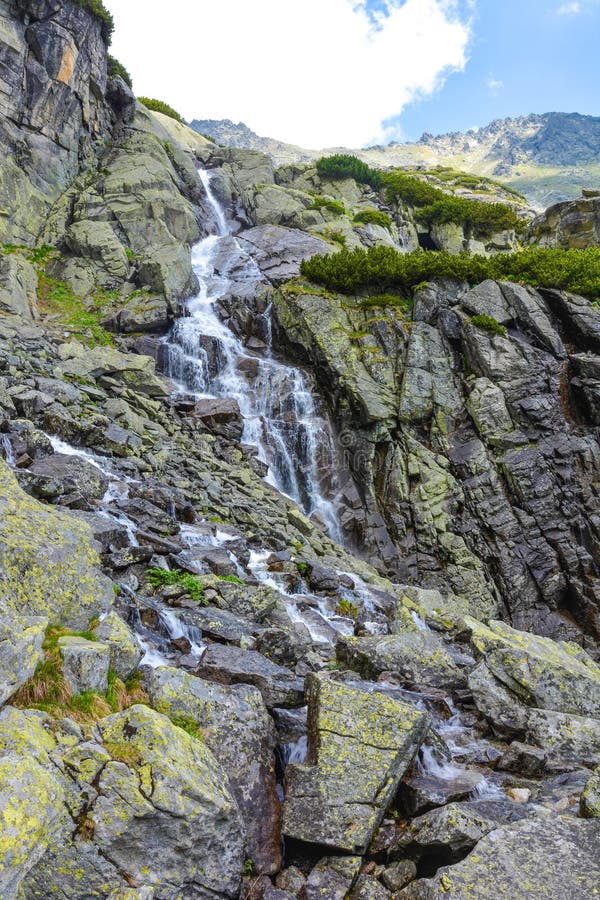 Skok waterfall, High Tatras in Slovakia