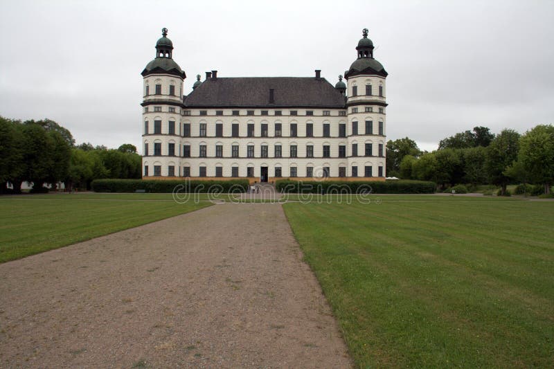 Bellissimo 17secolo castello Svezia è stato costruito barocco stile.