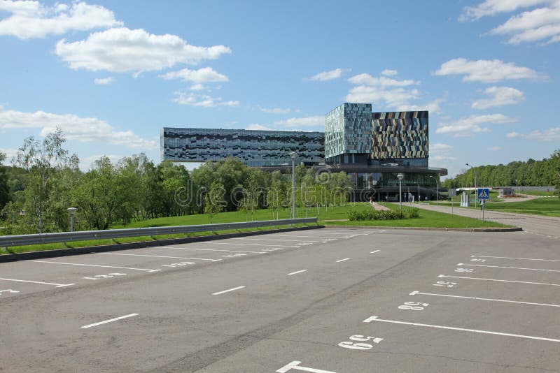 SKOLKOVO, MOSCOU, RÚSSIA imagem de stock royalty free SKOLKOVO, MOSCOU, RÚSSIA imagem de stock royalty free