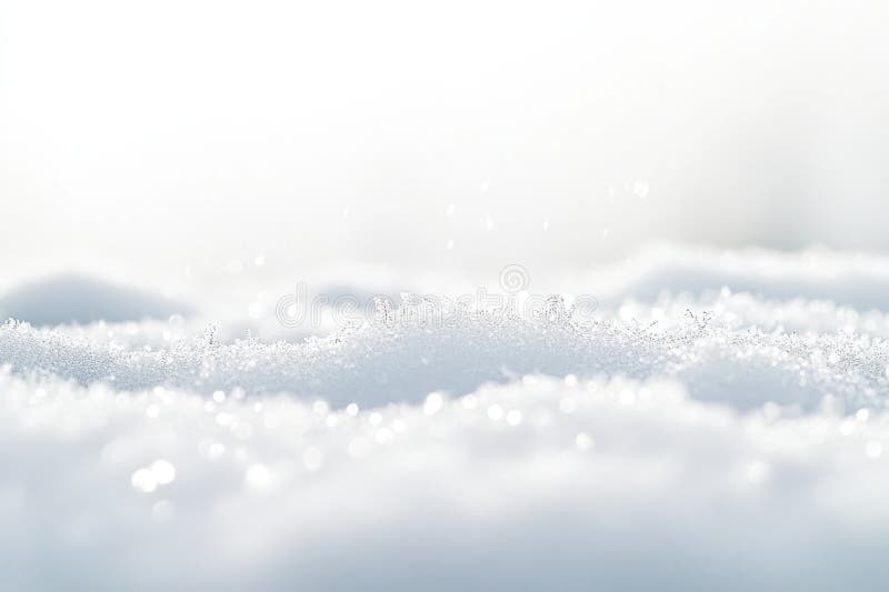 Skrämmande färsk snö under en ljus vinter-sky vektor illustrationer