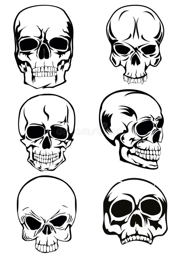 Skull pattern stock vector. Illustration of cool, icon - 32067464