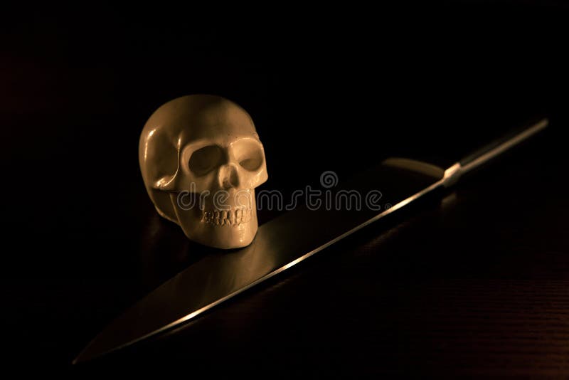 Skull Knife Stock Photos - Download 620 Royalty Free Photos