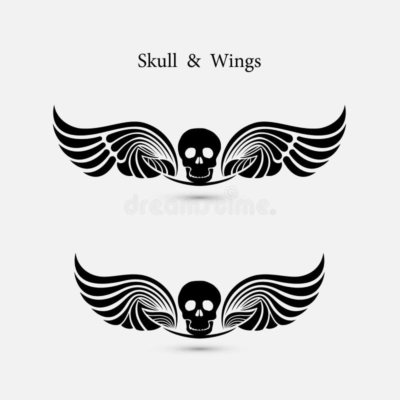 Premium Vector Tattoo logo collection with skull design #25 Premium Vector Tattoo logo collection with skull design