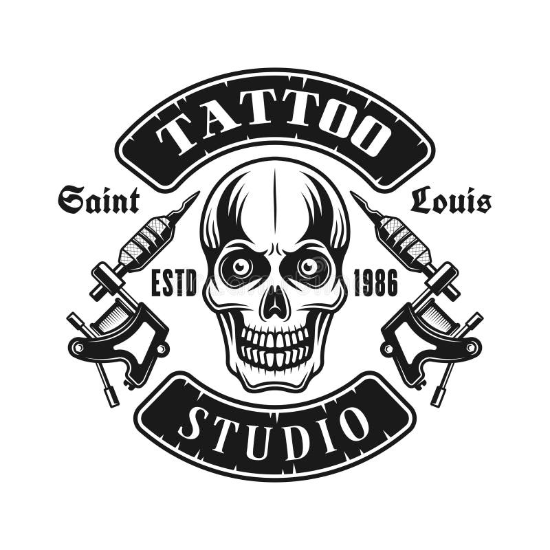 Black White Tattoo Machines Stock Illustrations – 48 Black White Tattoo ...