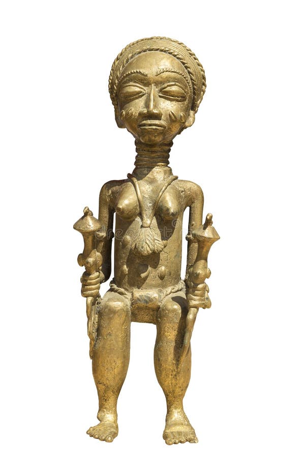 Skulptur av den afrikanska drottningen royaltyfria foton Skulptur av den afrikanska drottningen royaltyfria foton