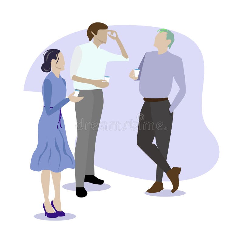 Skvaller och tala för folkkollega s?t kopp f?r giffel f?r bakgrundsavbrottskaffe vektor illustrationer Skvaller och tala för folkkollega s?t kopp f?r giffel f?r bakgrundsavbrottskaffe vektor illustrationer