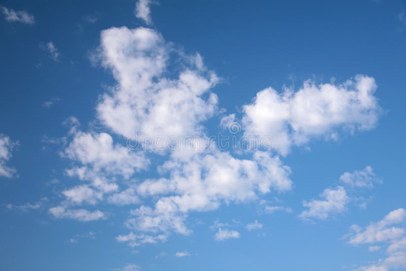 Blue sky with white clouds