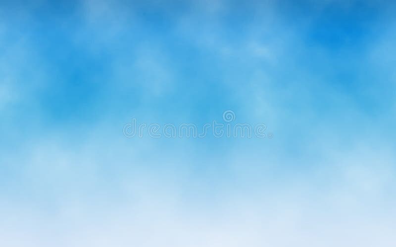 Sky background. White clouds in blue sky. Realistic texture for website. Abstract backdrop. Minimalist design. Vector