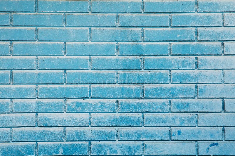 High Old Brick Wall Blue Sky Background Stock Photo Image of texture