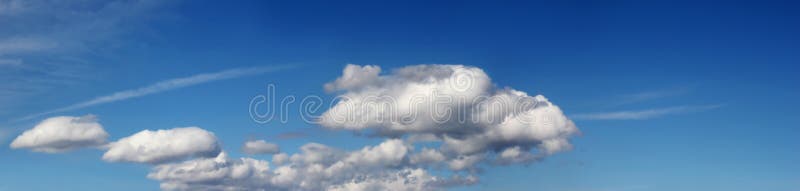 Sky blue panorama royalty free stock images