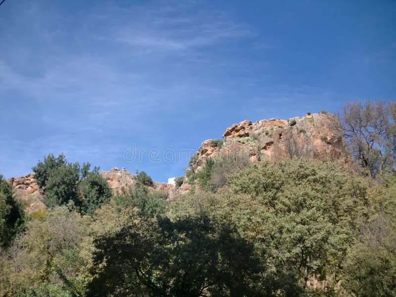 Sky blue in sefrou stock photo. Image of sefrou, morocco 166391530