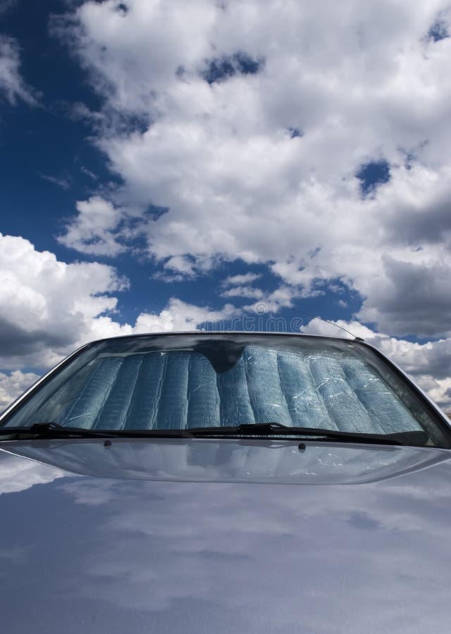 Sky car with sun screen royalty free stock photos Sky car with sun screen royalty free stock photos