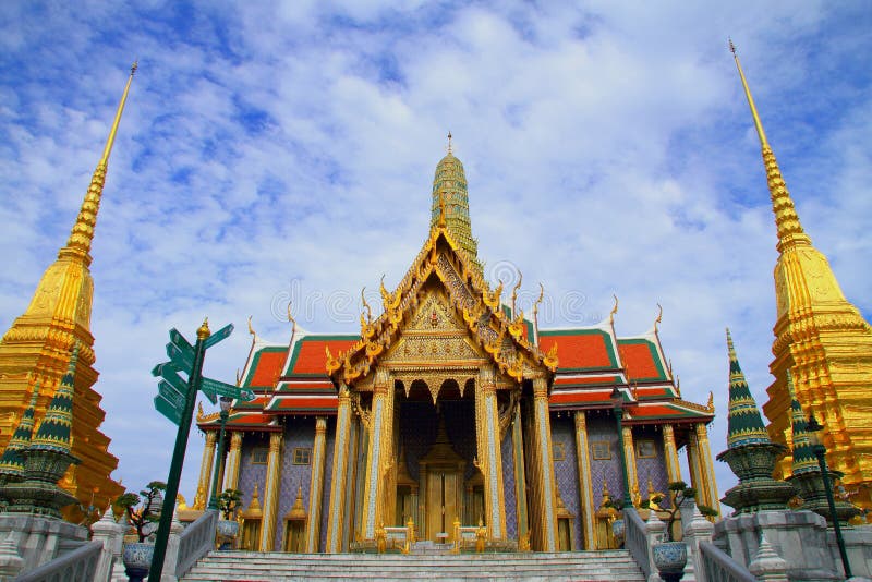 Sky and cloud at Wat Phra Kaew