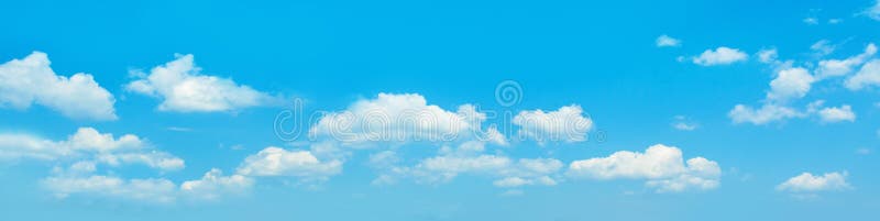 Sky Clouds Banner Background. Perfect Skyline, Blue Sky with Clouds Stock  Image - Image of fluffy, element: 174849747