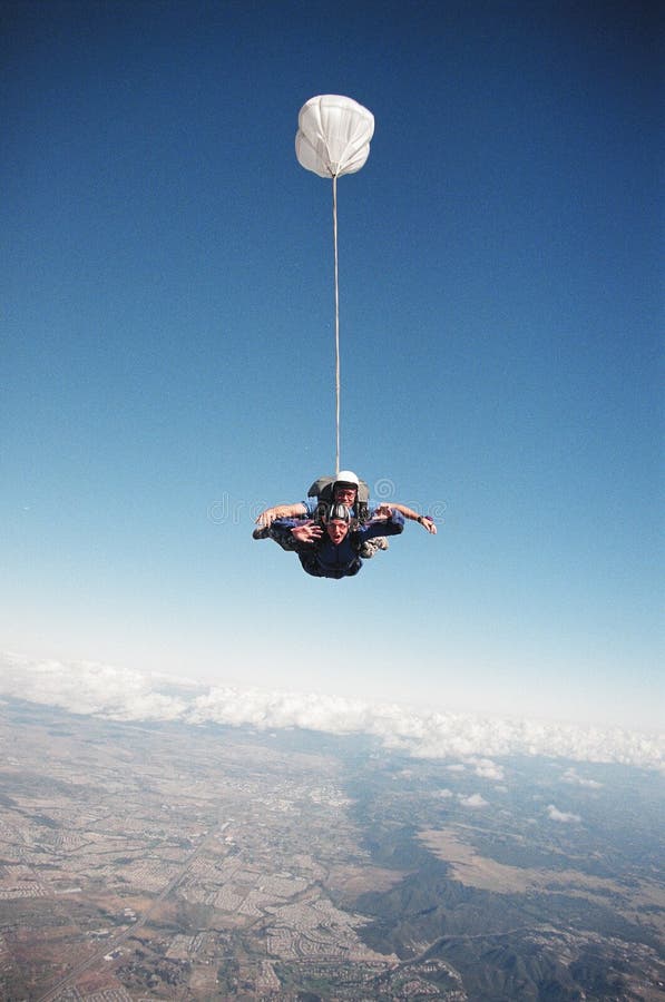 Free Fall Sky Dive stock image. Image of military, skydive 6994961